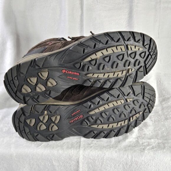 Columbia Mens Hi Top Lace-up Hiking Shoes Mens Size 13 Brown - Picture 9 of 11